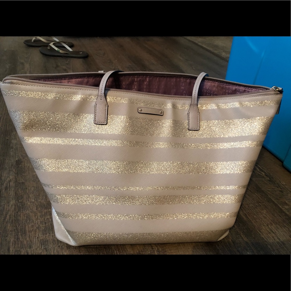 Kate Spade glitter tote